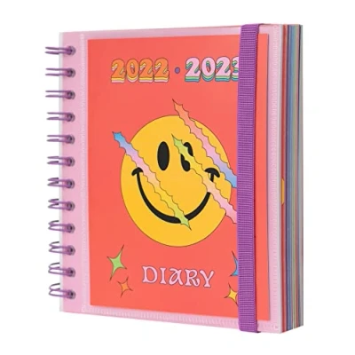Abbildung von Grupo Erik Schulplaner 2022 2023, Happy Faces Schulkalender Terminkalender 14 x 16 cm, ein Tagesplaner für erfolgreiches Schuljahr, AEEDPM2214