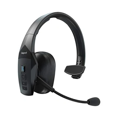 Abbildung von Jabra BlueParrott B550 XT Mono Bluetooth Over Ear Headset 96% Noise Cancelling mit Sprachsteuerung für unterwegs und Walkie Talkie Funktion Schwarz