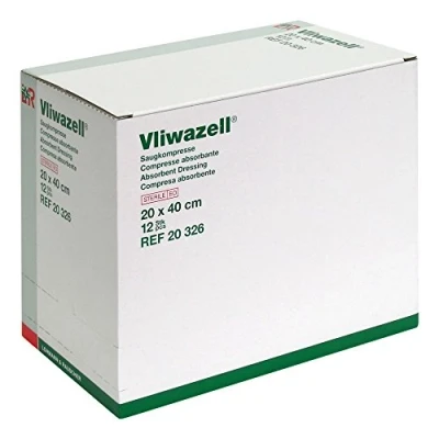 Abbildung von Vliwazell Saugkompressen 20x40 cm steril