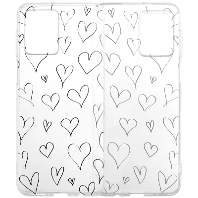 Abbildung von Motorola Moto G54 Hülle Silikon iMoshion Soft Case/Backcover Handyhülle Bunt
