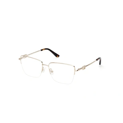 Abbildung von Guess Damen GU2976 032 Rahmen von BRILLEN Metall Gold Quadratisch Normal