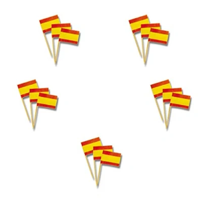 Abbildung von Party DISCOUNT Picker Spanien, 5 cm, 50 Stück