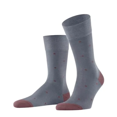 Abbildung von FALKE Damen Dot M SO Baumwolle Gemustert 1 Paar Socken, Grau (Steel Grey 3250), 39 42