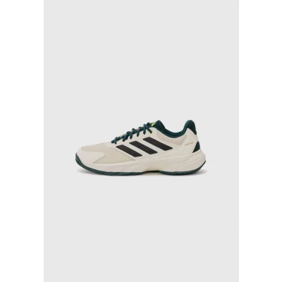 Abbildung von adidas Performance Courtjam Control 3 CLAY Tennisschuh für Sandplätze, Herren, Größe: 46, Off white/core black/aurora ivy Textil/synthetik