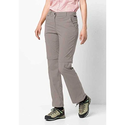 Abbildung von Jack Wolfskin Damen Activate Light Zip Off Hose, Moon Rock, 42
