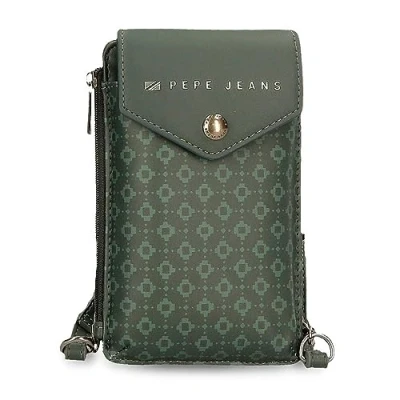 Abbildung von Pepe Jeans Bethany Kleine Umhängetasche Grün 9,5x16,5 cm Kunstleder, grün, Talla única,