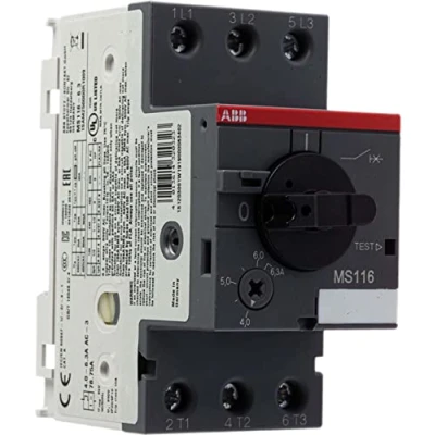 Abbildung von ABB Motorschutzschalter einstellbar 690 V/AC 6.3 A MS 116 6,3 1 St. (1SAM 250 000 R1009)