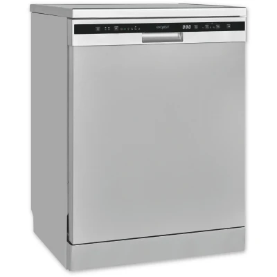 Abbildung von exquisit Standgeschirrspüler &quot;GSP6312 030D&quot;, GSP6312 030D silber, 12 Maßgedecke