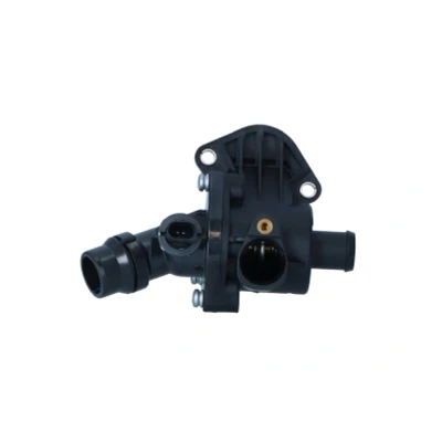 Abbildung von NRF 725113 Kühlwasserthermostat 105 mit Dichtring Gehäuse VOLKSWAGEN: Golf 5 Schrägheck, Touran I, Passat B6 Variant, AUDI: A3 Schrägheck