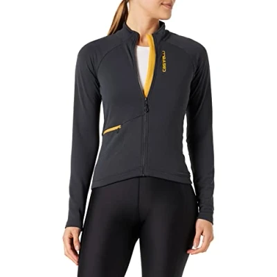 Abbildung von CASTELLI 4522539 UNLTD Trail W JRS Sweatshirt Women&#039;s Dunkelgrau/Goldenrod M