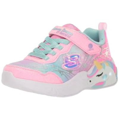 Abbildung von Skechers Unicorn Dreams Sneaker low für Kinder, Größe: 30, Pink sparkle/turquoise Schuhe