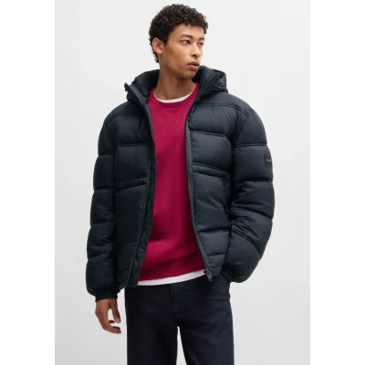 Abbildung von BOSS ORANGE Steppjacke &quot;Okobra1&quot;, mit Kapuze, Reißverschlusstaschen