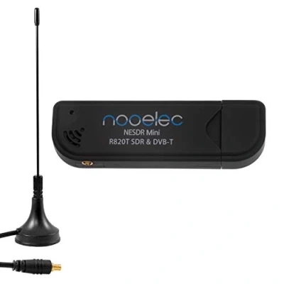 Abbildung von NESDR Mini (TV28T v2) USB RTL SDR, DVB T und ADS B Empfängerset mit Antenne. RTL2832U &amp; R820T. Kostengünstiges Software Defined Radio, Kompatibel den Meisten Softwarepaketen