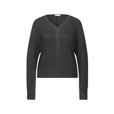 Abbildung von Street One Strickpullover, Damen, Größe: 42, Grau