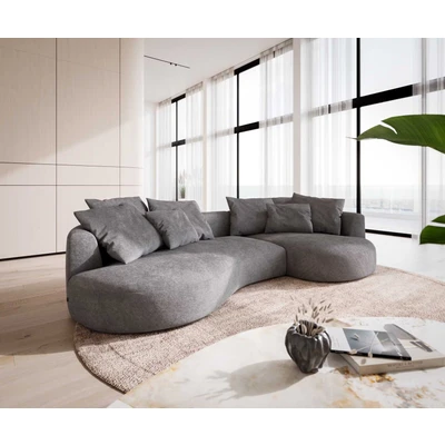 Abbildung von Sofa Edina 330x170 cm Mikrofaser Grau