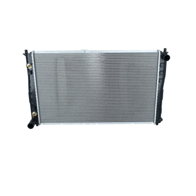 Abbildung von NRF 59019 Kühler, Motorkühlung Aluminium 700 424 26 Kühlrippen gelötet KIA: CARNIVAL 2