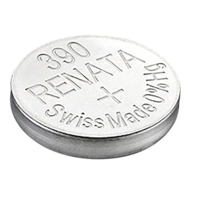 Abbildung von Renata Einzelbatterie für Uhren, Schweizer Produkt, 390 oder SR1130SW AG10, 1,5V 1x390 or SR 1130 SW Silver