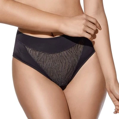 Abbildung von Selene Damen Slip mit hoher Taille Norma 2er Pack Weiß , 46