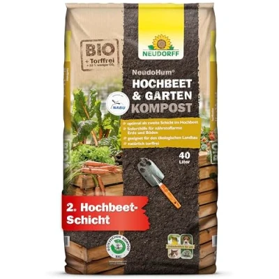 Abbildung von Neudorff Spezialerde NeudoHum Hochbeet &amp; GartenKompost 40 Liter