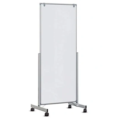 Abbildung von MAUL Whiteboard MAULpro easy2move mobil HxT 1965 x 640 mm alusilber Tafel HxB 1800 750