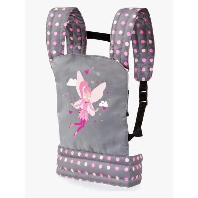 Abbildung von Bayer Design Puppentrage Deluxe, Grau/Rosa