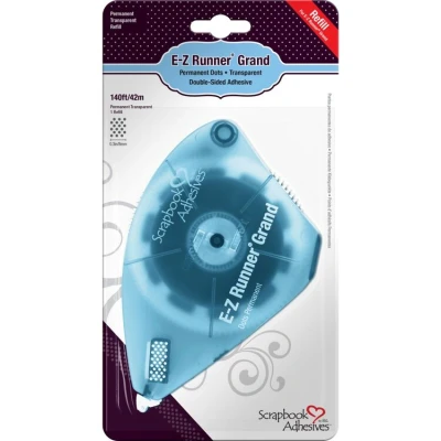 Abbildung von Scrapbook Adhesives E Z Runner Grand Refill Dots Permanent, Clear, 42M x 8mm