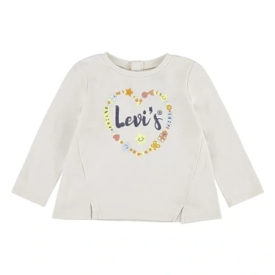 Abbildung von Levi&#039;s Kids Lvg friendly notched front tee Baby Mädchen White Antique 6 Monate