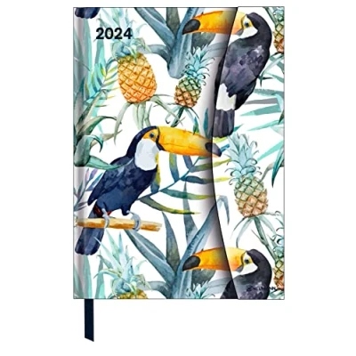 Abbildung von Jungle 2024 Diary Buchkalender Taschenkalender 16x22: Magneto