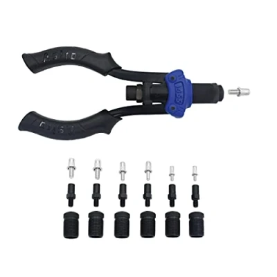 Abbildung von Astro Tools 1455 Handnietbolzen Setter Kit metrisch &amp; SAE mit Nietbolzen, mehrfarbig