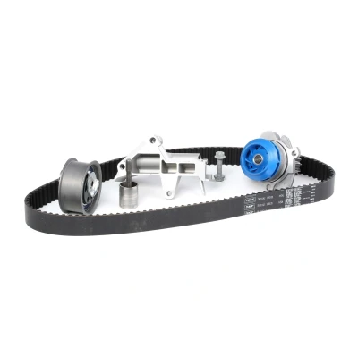 Abbildung von SKF VKMC 01942 Wasserpumpe + Zahnriemensatz mit Dichtungen Spanndämpfer, Spannrolle, Stehbolzen 120 VOLKSWAGEN: Passat B5 GP Variant