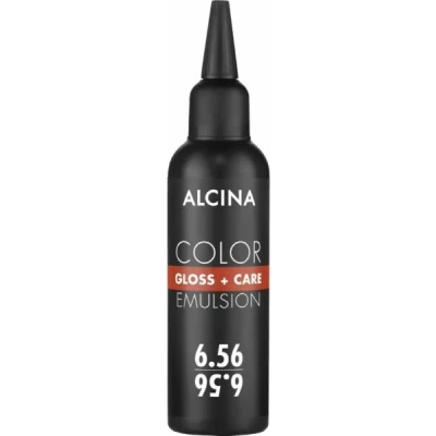 Abbildung von Alcina Color Gloss+Care Emulsion Haarfarbe 6.56 D.Blond Rot Violett 100 ml