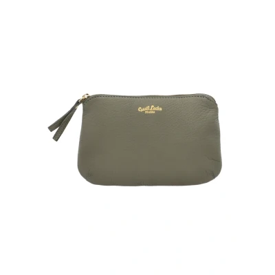 Abbildung von Gusti Leder Kosmetik Louise Kosmetiktasche, Damen, Größe: One Size, Grau