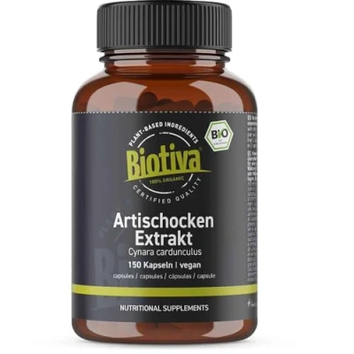 Abbildung von Biotiva Artischocken Extrakt Kapseln Bio 68 g