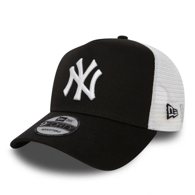 Abbildung von New Era KIDS Essential Aframe Trucker Unisex Vereinsmannschaften für Kinder, Größe: 54 55, Black/white