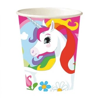 Abbildung von Tasse Unicorn Regenbogen 6 Stück