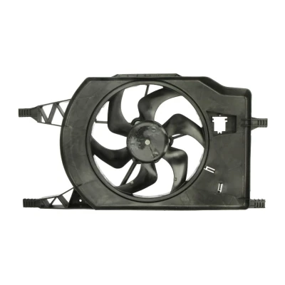 Abbildung von THERMOTEC D8R001TT Lüfter 380, 380 12 mit Kühlerlüfterrahmen (Zarge) RENAULT: CLIO 2, Vel Satis
