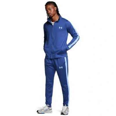 Abbildung von Under Armour Rival Track SUIT SET Trainingsanzug, Herren, Größe: Small, Tech blue/horizon blue