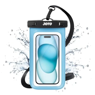 Abbildung von JOTO Wasserdicht Handyhülle,Unterwasser Hülle Waterproof 6.9&quot; iPhone 15 14 13 12 11 Pro Max/Galaxy S23 S22 S21 Ultra S20 A12 und Weiteren Smartphones bis 7 Zoll Blau