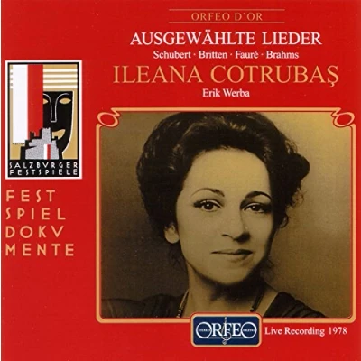 Abbildung von Salzburger Festspiele (2. Liederabend 18.08.1978)