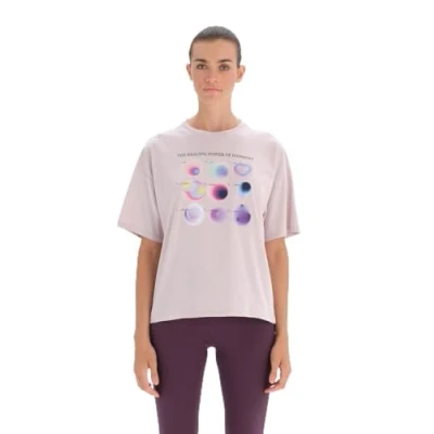 Abbildung von DAGI Geometric Tshirt print, Damen, Größe: XL, Lilac