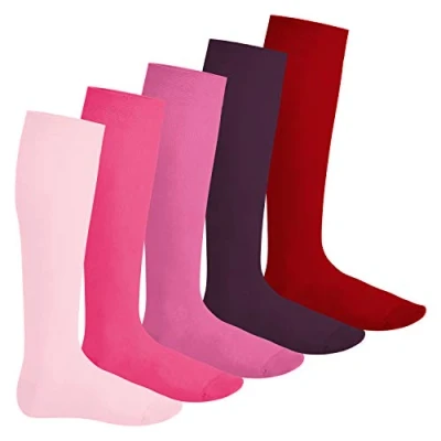 Abbildung von Footstar Langsocken Everyday! Damen &amp; Herren Kniestrümpfe (5 Paar) mit Baumwolle