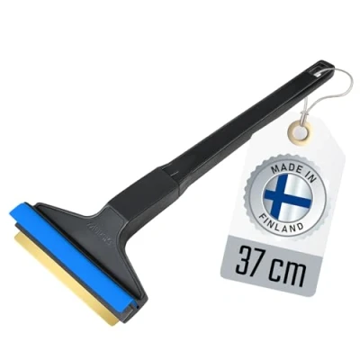 Abbildung von L &amp; P Car Design Eiskratzer Auto lang Murska Messing Eisschaber 370mm Messingklinge Scheibenkratzer Finnland EIS Schaber Kratzer Winter für Bus Van Transporter SUV (L&amp;P A055 Schwarz Blau)