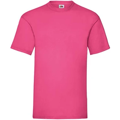 Abbildung von Fruit of the Loom Herren Valueweight Short Sleeve T Shirt, Fuchsia, L
