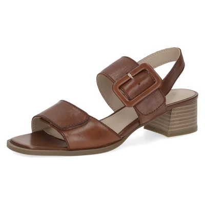 Abbildung von Caprice Riemensandalette, Damen, Größe: 36, Cognac nappa Schuhe