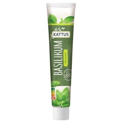 Abbildung von Kattus Basilikumpaste Ideal zum Zubereiten von Pesto Mediterrane Kräuter Würzpaste 70 g in der wiederverschließbaren Tube