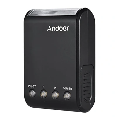 Abbildung von Andoer WS 25 Professionelle Tragbare Mini Digital Slave Flash Speedlite Auf Kamera Blitz mit Universal Blitzschuh GN18 für Canon Nikon Pentax Sony a7 nex6 HX50 A99