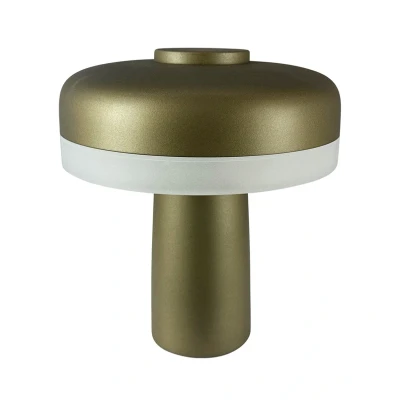 Abbildung von Dyberg Larsen LED Akku Tischlampe Porter, grün, Höhe 16 cm