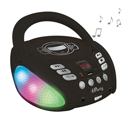 Abbildung von Lexibook Leuchtender Bluetooth CD Player iParty