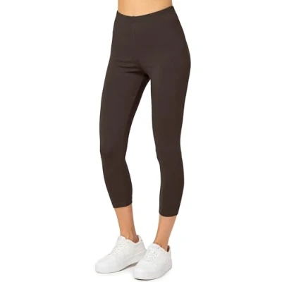 Abbildung von Merry Style Damen 3/4 Leggings MS10 199 (Braun,3XL)