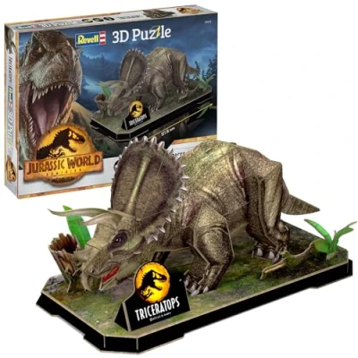 Abbildung von Revell® 3D Puzzle Jurassic World Dominion Triceratops, 44 Puzzleteile